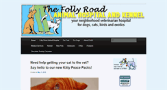 Desktop Screenshot of follyroadanimalhospital.com
